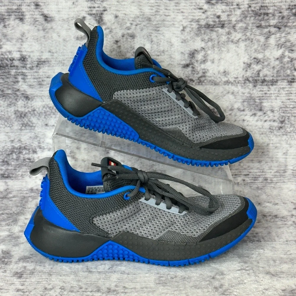 Adidas x LEGO Sport Pro AGW3973‎ Kids Sneaker Gray Blue Youth Size 5